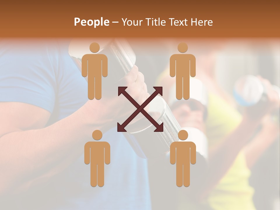 Sport Weights Sportive PowerPoint Template