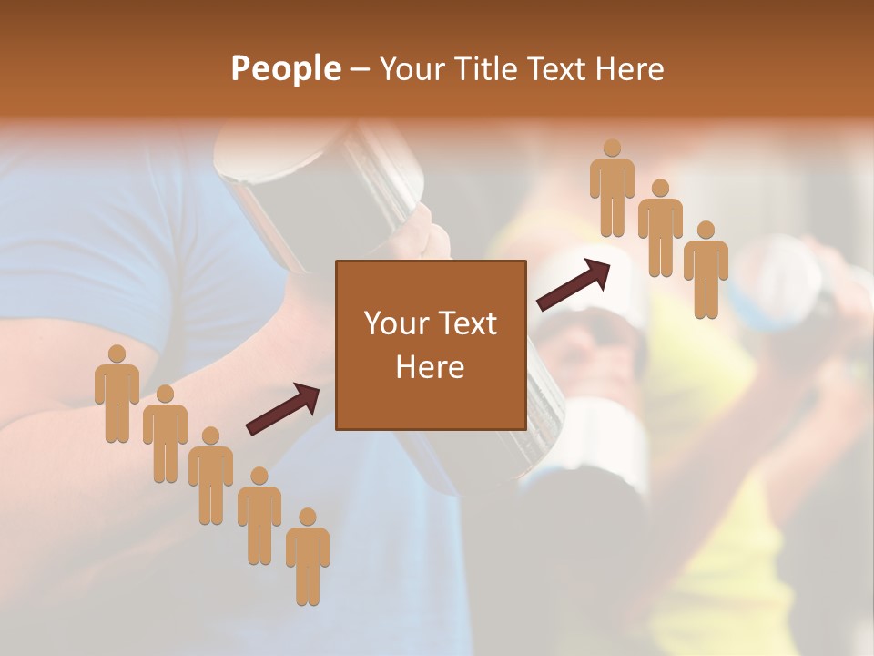 Sport Weights Sportive PowerPoint Template