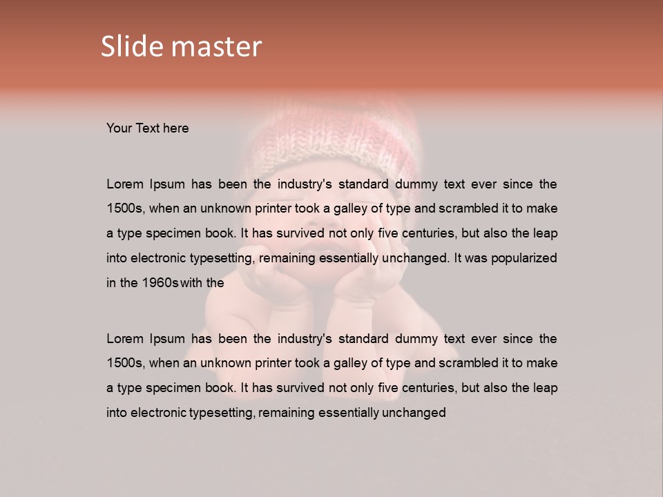 Life Girl Down PowerPoint Template