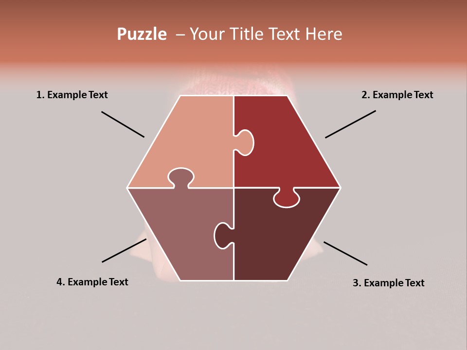 Life Girl Down PowerPoint Template