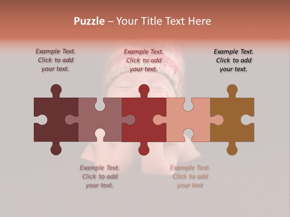 Life Girl Down PowerPoint Template