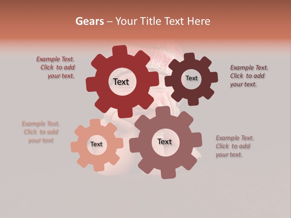 Life Girl Down PowerPoint Template