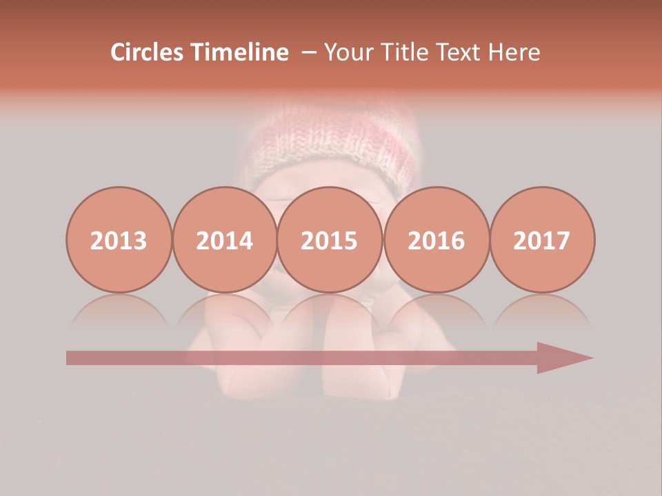 Life Girl Down PowerPoint Template