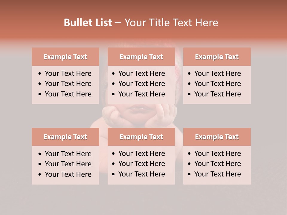 Life Girl Down PowerPoint Template