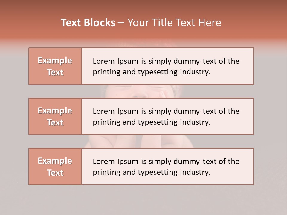 Life Girl Down PowerPoint Template