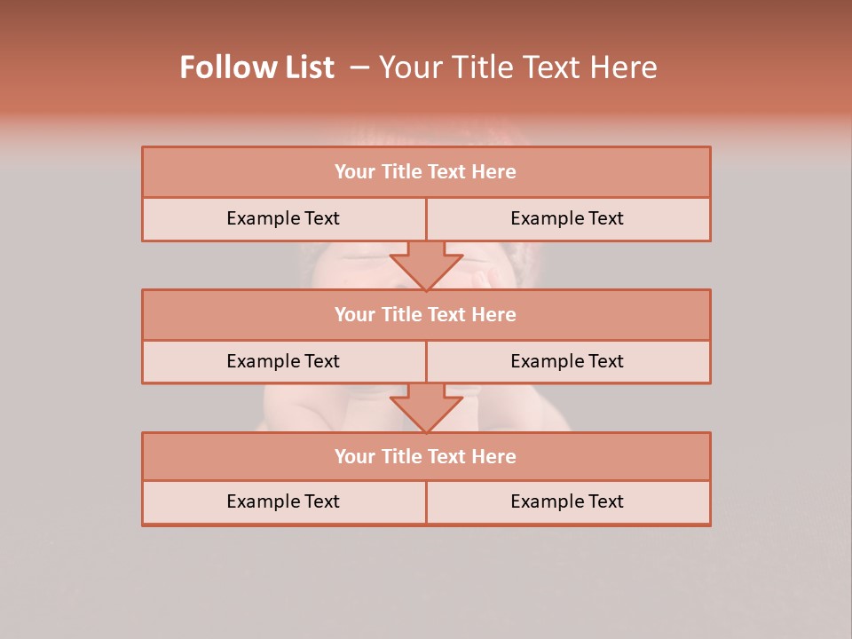 Life Girl Down PowerPoint Template