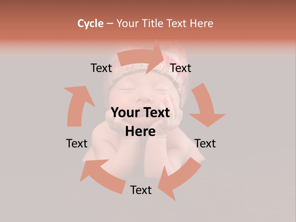 Life Girl Down PowerPoint Template