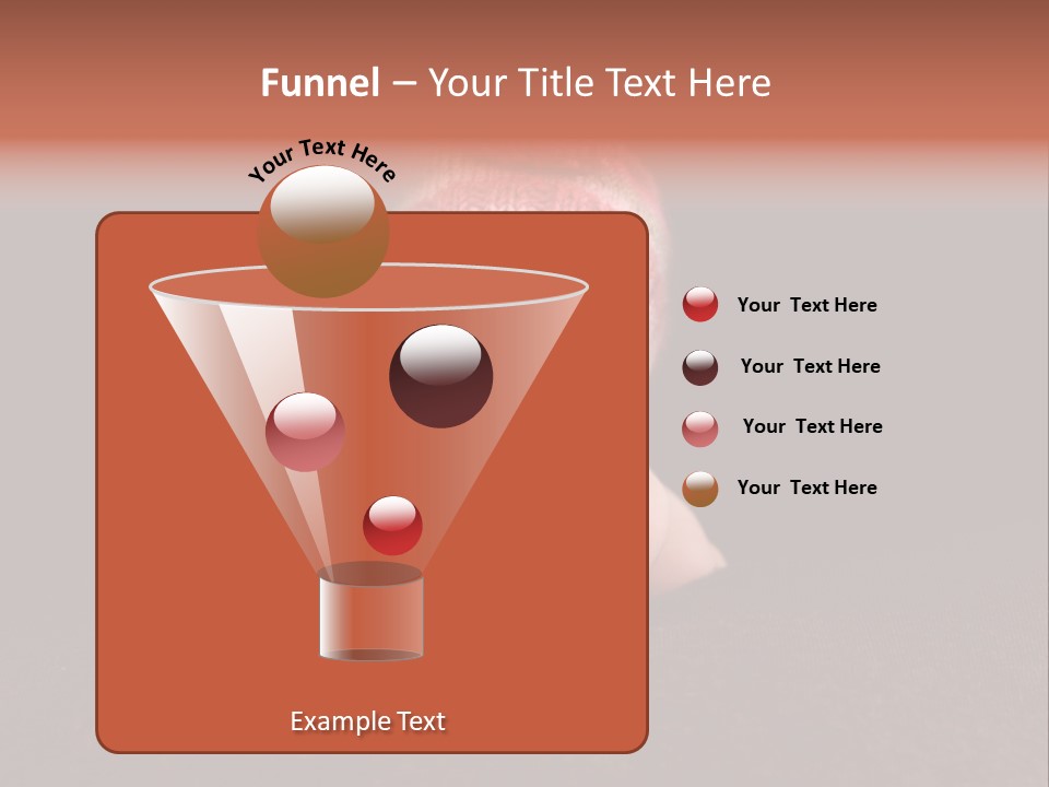 Life Girl Down PowerPoint Template