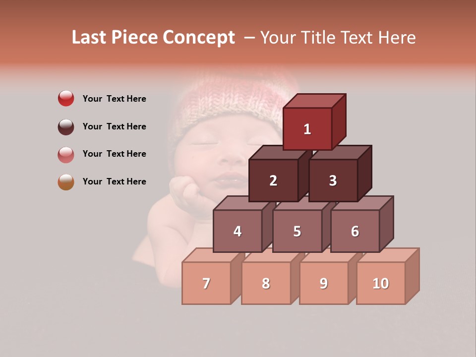 Life Girl Down PowerPoint Template