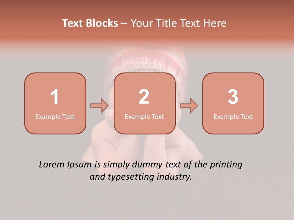 Life Girl Down PowerPoint Template