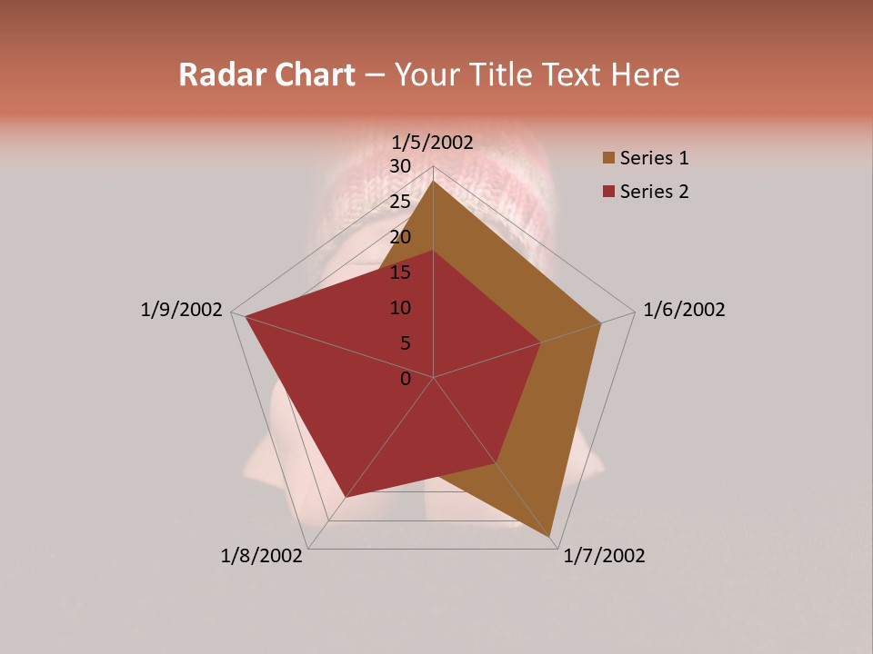 Life Girl Down PowerPoint Template