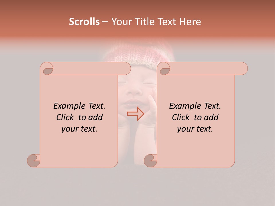 Life Girl Down PowerPoint Template