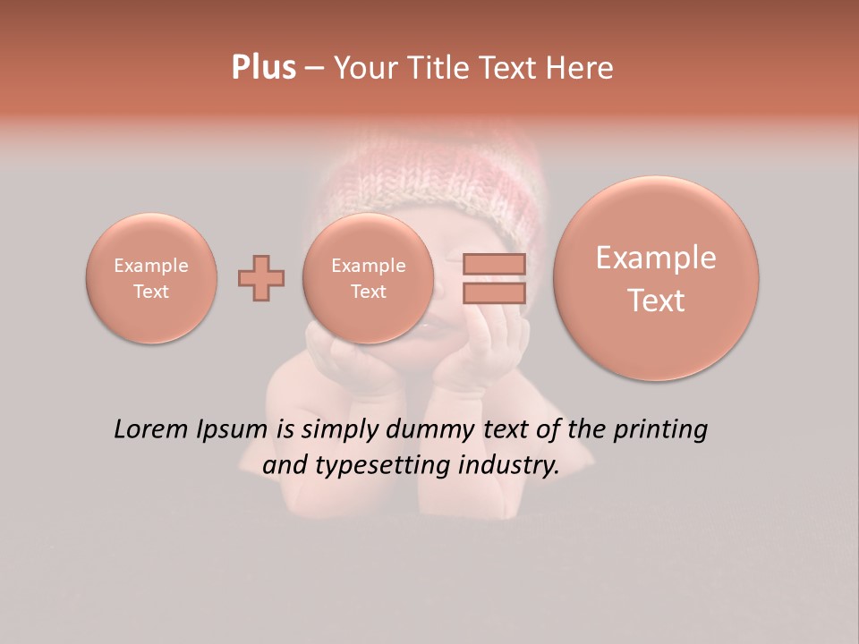 Life Girl Down PowerPoint Template