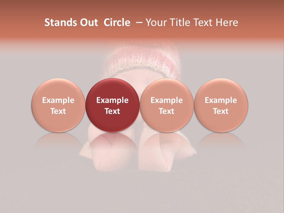 Life Girl Down PowerPoint Template