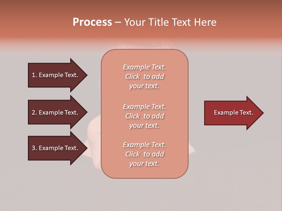 Life Girl Down PowerPoint Template