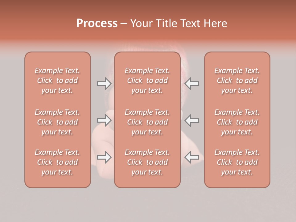 Life Girl Down PowerPoint Template