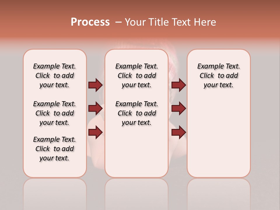 Life Girl Down PowerPoint Template