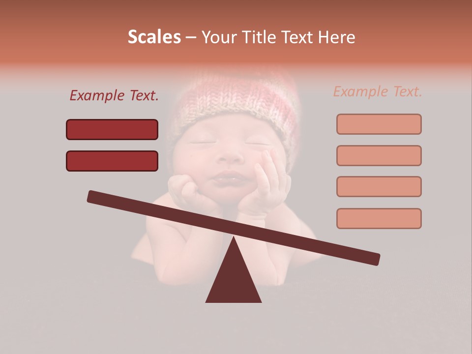 Life Girl Down PowerPoint Template