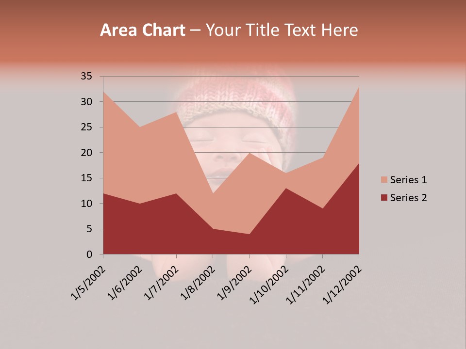 Life Girl Down PowerPoint Template