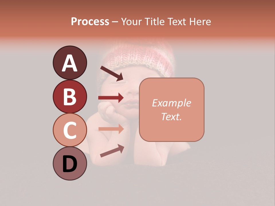 Life Girl Down PowerPoint Template