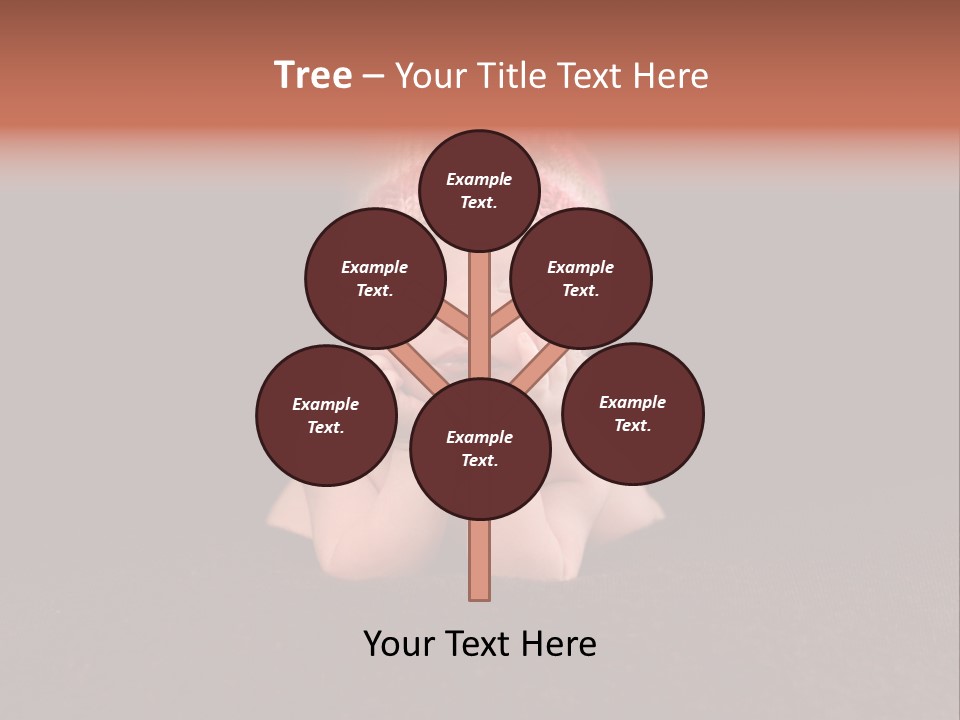 Life Girl Down PowerPoint Template