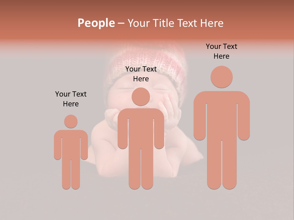 Life Girl Down PowerPoint Template