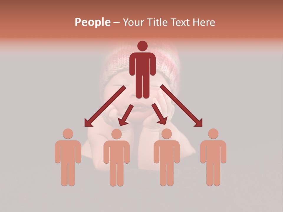 Life Girl Down PowerPoint Template