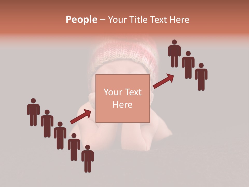 Life Girl Down PowerPoint Template