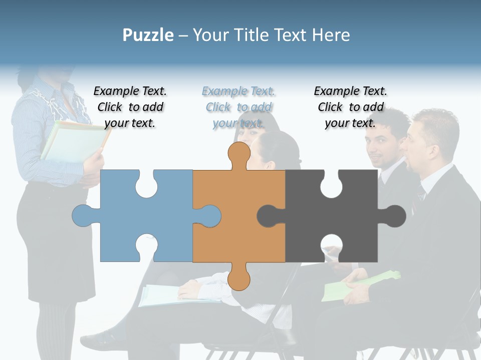 Seminar Staff Persons PowerPoint Template