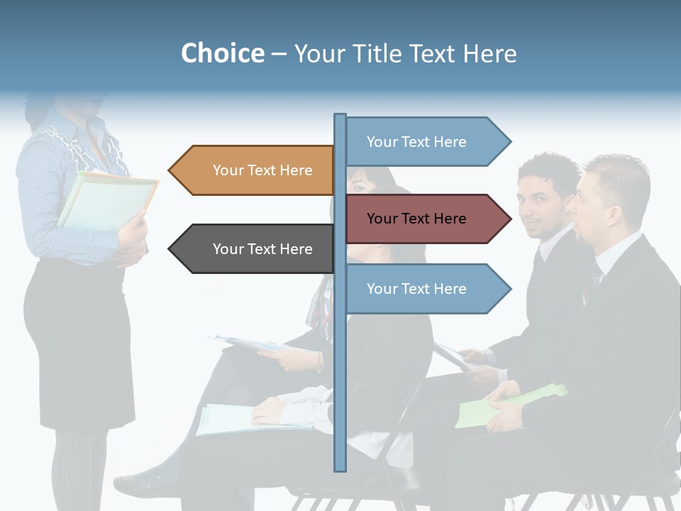 Seminar Staff Persons PowerPoint Template