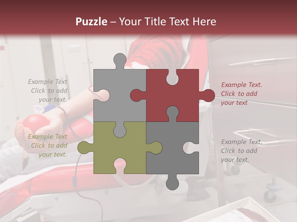 Volunteering Volunteer Health PowerPoint Template