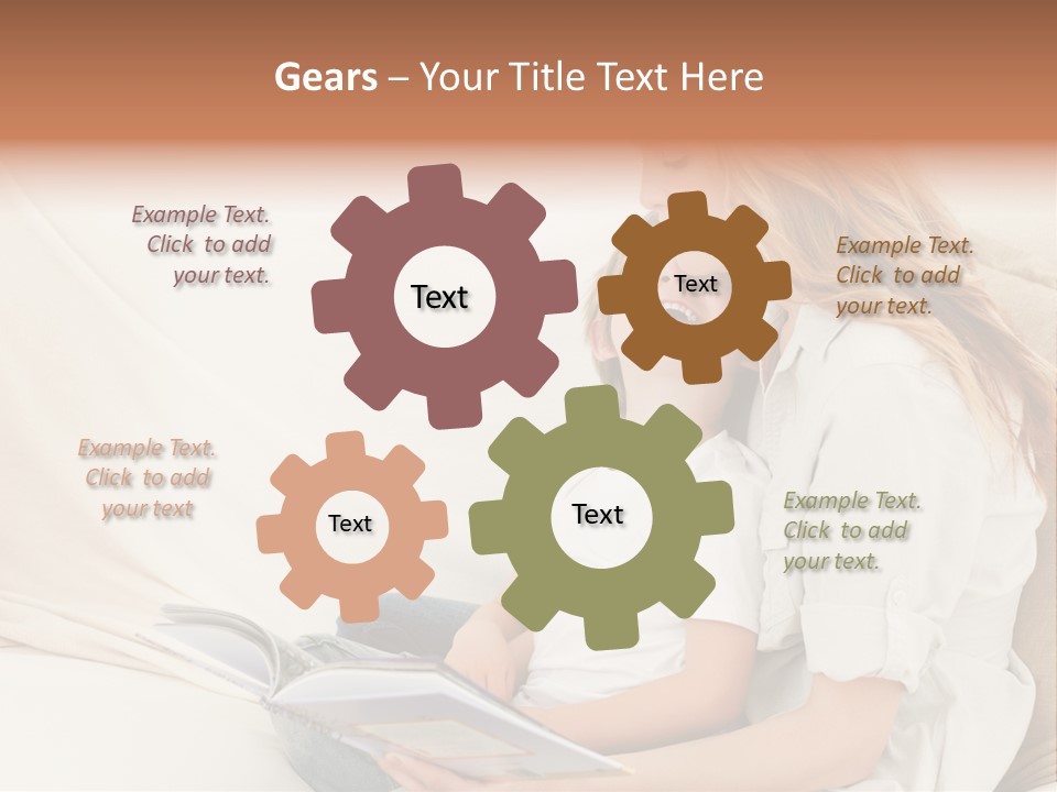 Book Teacher Space PowerPoint Template