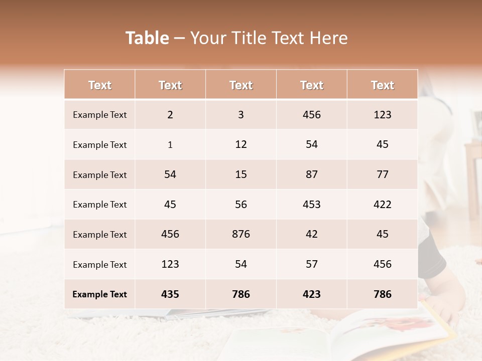 Joy Eat Thirty PowerPoint Template
