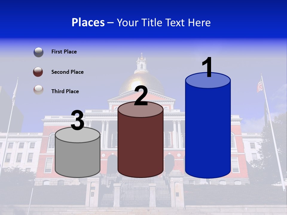 Line Cloud Brick PowerPoint Template