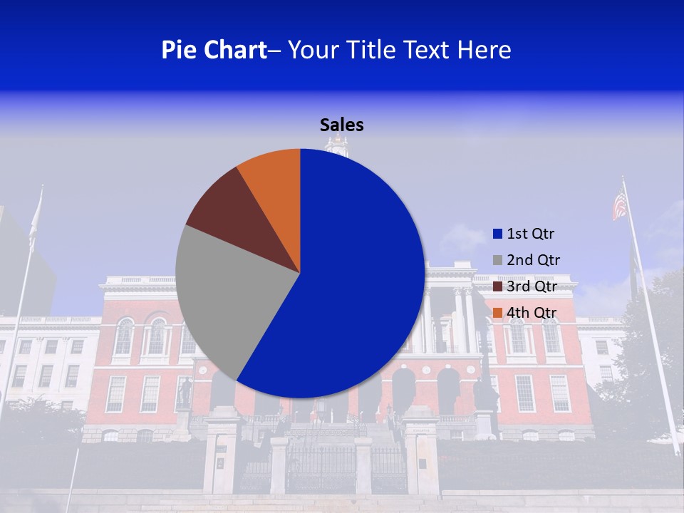 Line Cloud Brick PowerPoint Template