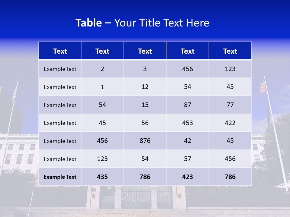 Line Cloud Brick PowerPoint Template