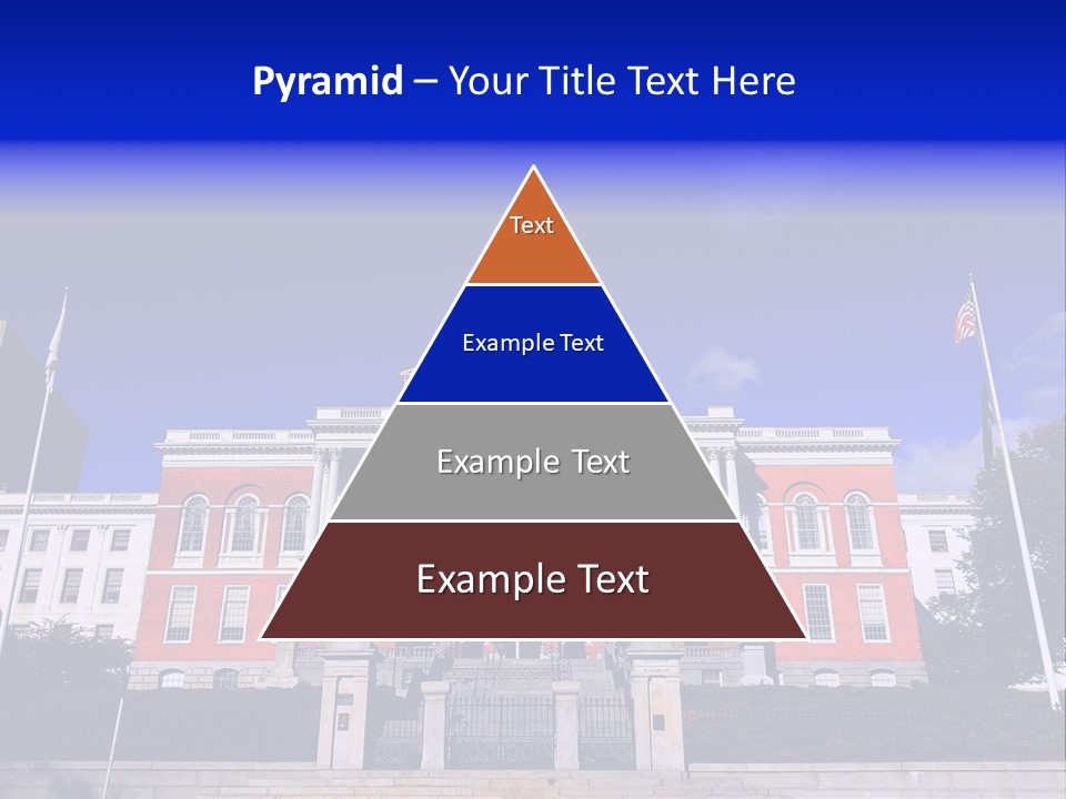 Line Cloud Brick PowerPoint Template