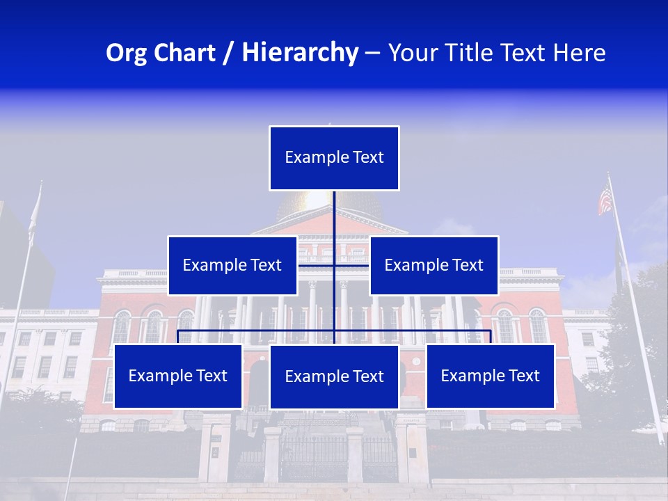 Line Cloud Brick PowerPoint Template
