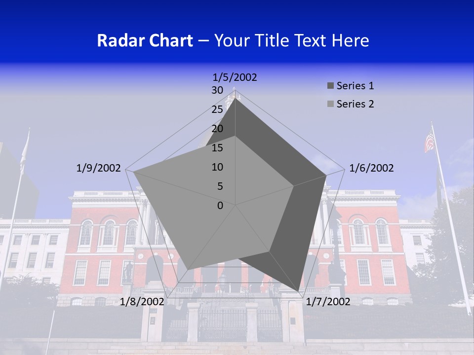 Line Cloud Brick PowerPoint Template