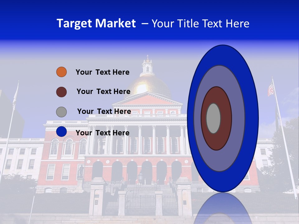 Line Cloud Brick PowerPoint Template