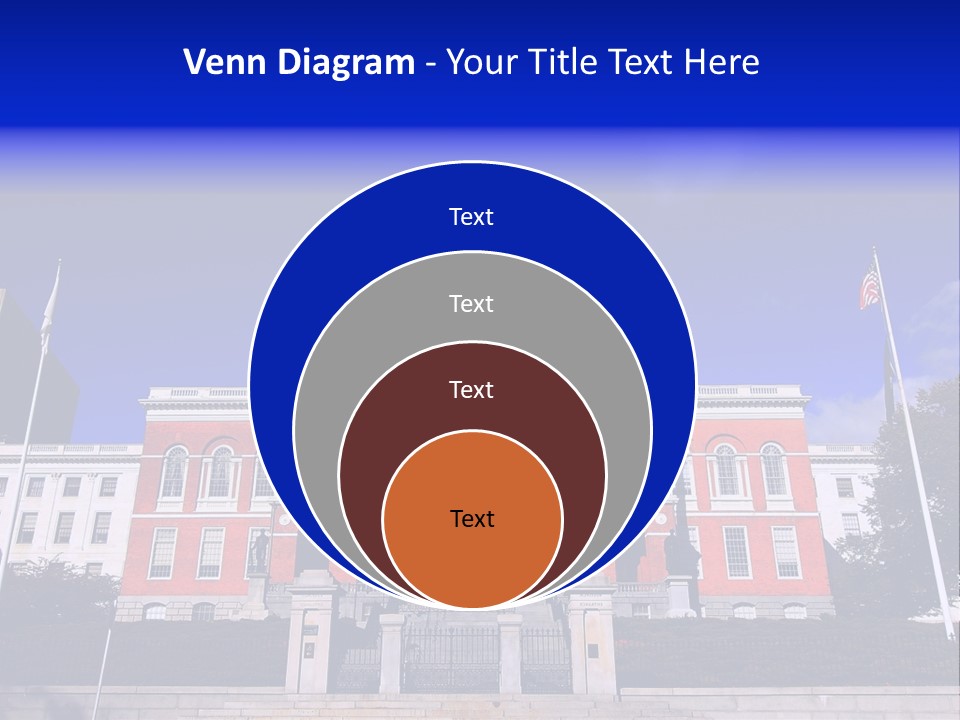 Line Cloud Brick PowerPoint Template