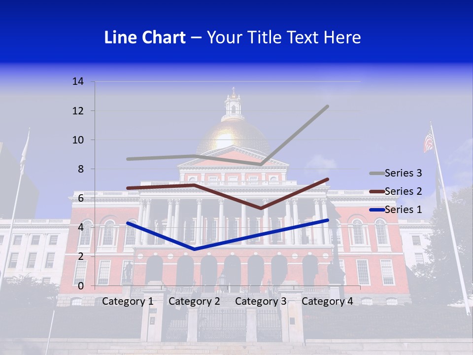 Line Cloud Brick PowerPoint Template