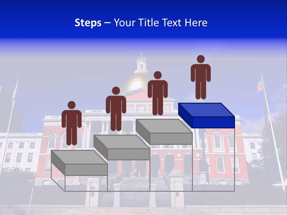 Line Cloud Brick PowerPoint Template