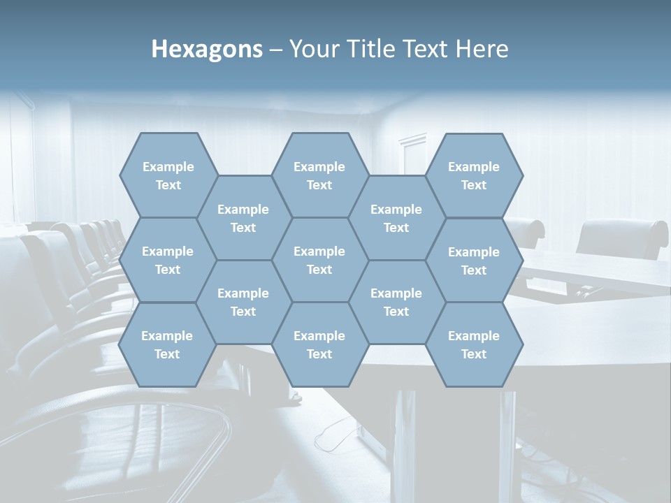 Blue Chair Furniture PowerPoint Template