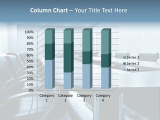 Blue Chair Furniture PowerPoint Template