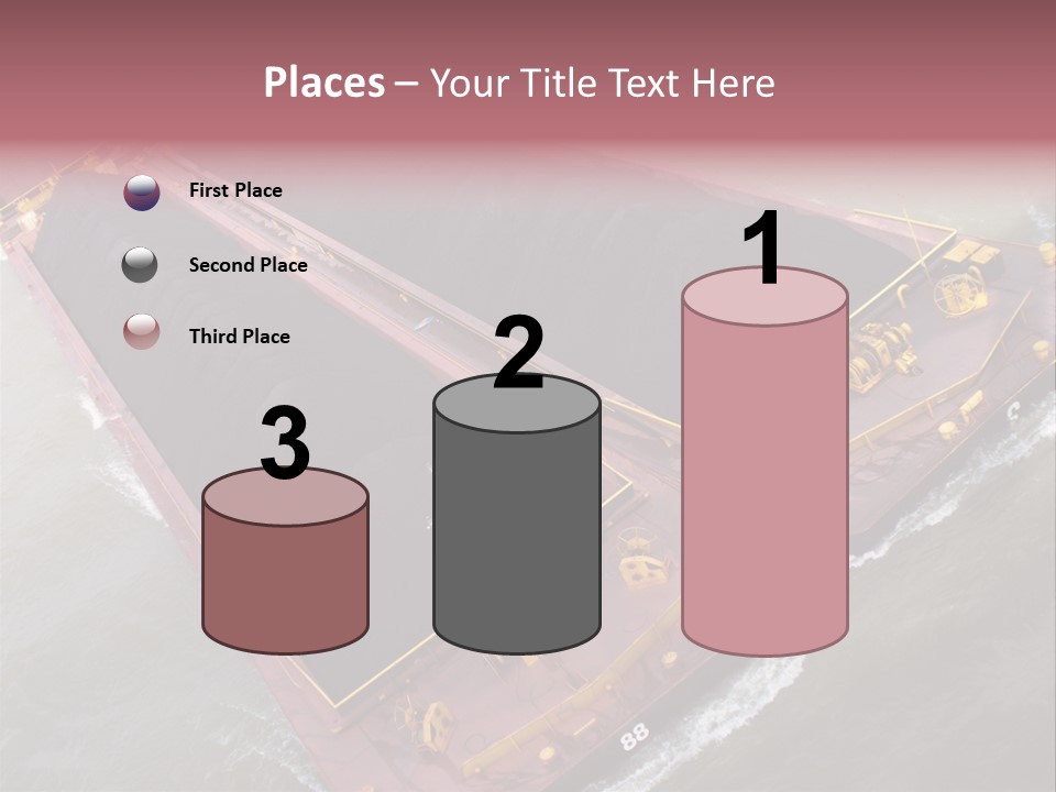 Load Tugboat Logistic PowerPoint Template