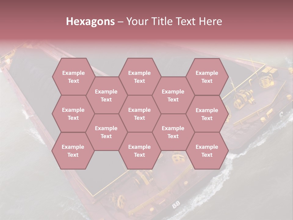 Load Tugboat Logistic PowerPoint Template