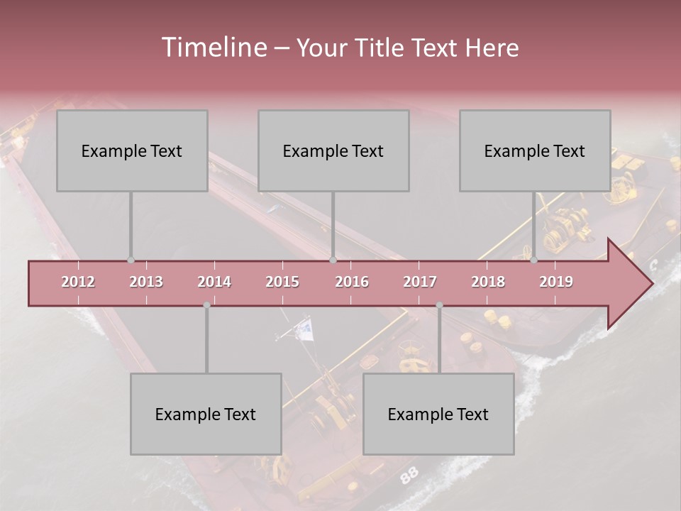 Load Tugboat Logistic PowerPoint Template