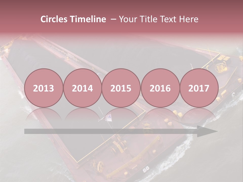 Load Tugboat Logistic PowerPoint Template