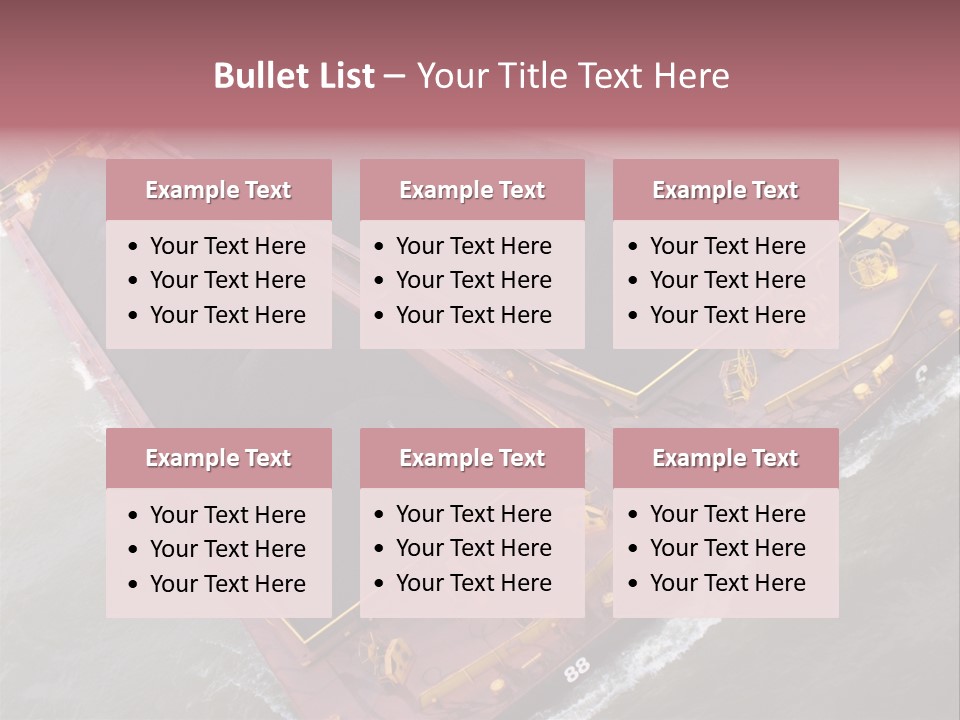 Load Tugboat Logistic PowerPoint Template